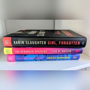 Three New Hardcover Thrillers Book Of The Month Editions